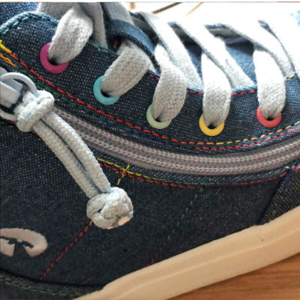 Kids Denim Rainbow Thread Billy Footwear Othesenschuhe FiNiFuchs Kids Denim Rainbow Thread Billy Footwear Othesenschuhe FiNiFuchs