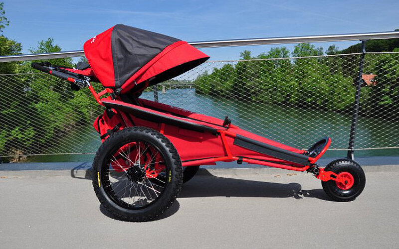 xRover REHA BUGGY M Rehabuggy RehaKinder Behinderung Rehakarre Rehafahrradanhänger FiNiFuchs