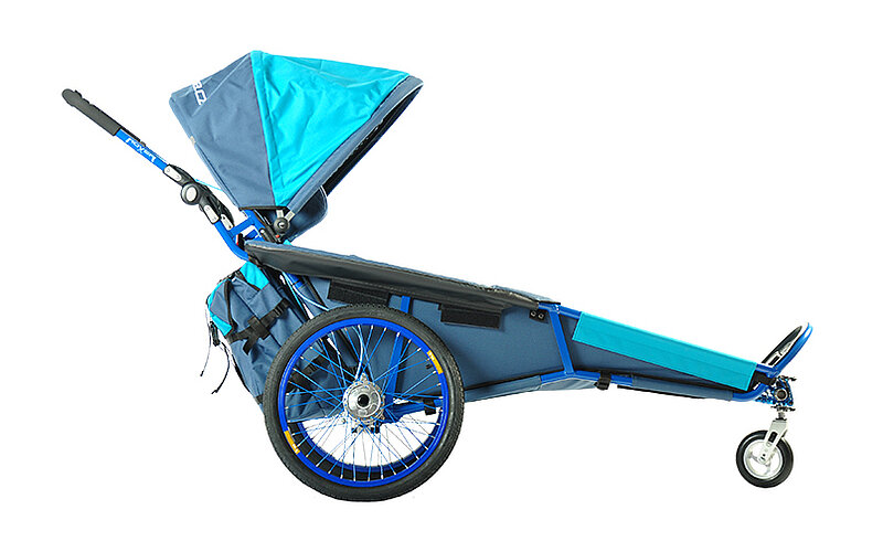 xROVER L Rehabuggy RehaKinder Behinderung Rehakarre Rehafahrradanhänger FiNiFuchs
