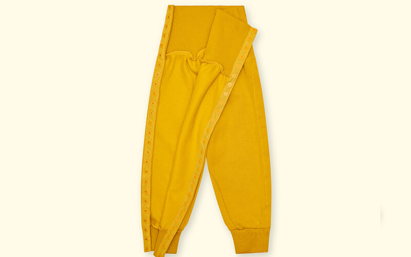 Wombly Sweathose Gelb Orthesenhose