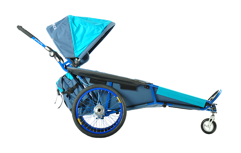 xROVER L Rehabuggy RehaKinder Behinderung Rehakarre Rehafahrradanhänger FiNiFuchs
